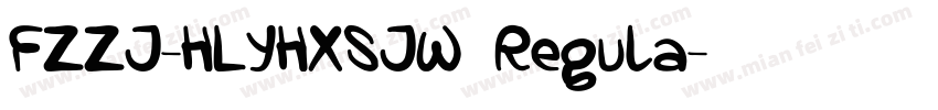FZZJ-HLYHXSJW Regula字体转换